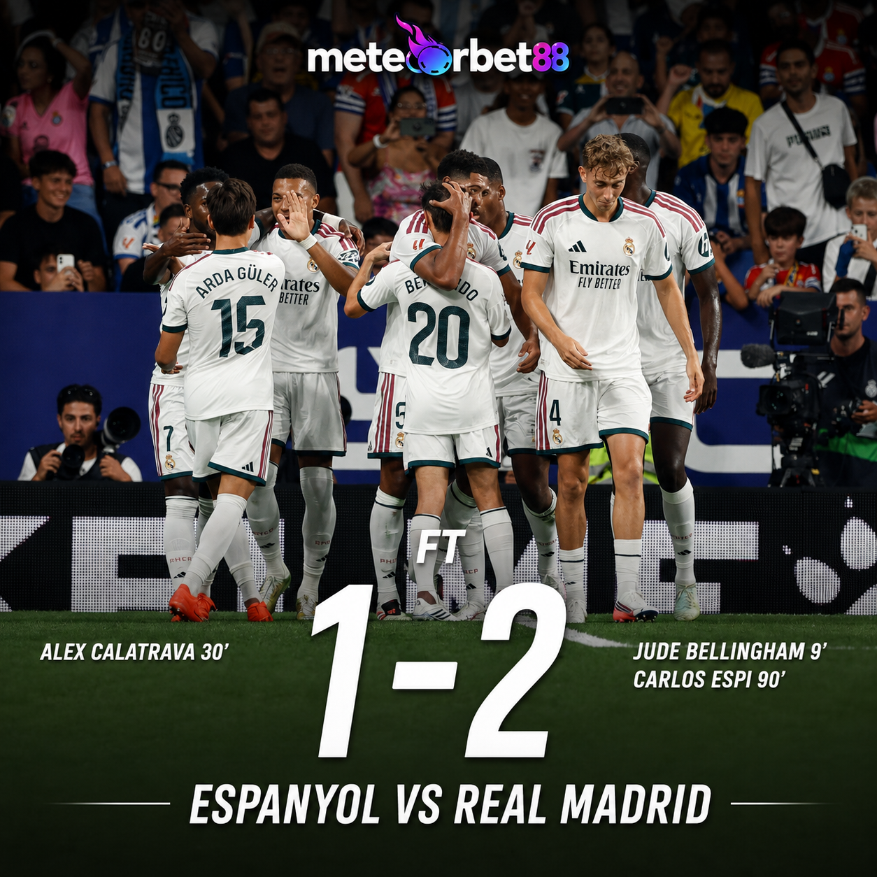 Espanyol vs Real Madrid 1-2: Bellingham dan Carlos Espi Bawa Kemenangan Dramatis Espanyol vs Real Madrid 1-2: Bellingham dan Carlos Espi Bawa Kemenangan Dramatis